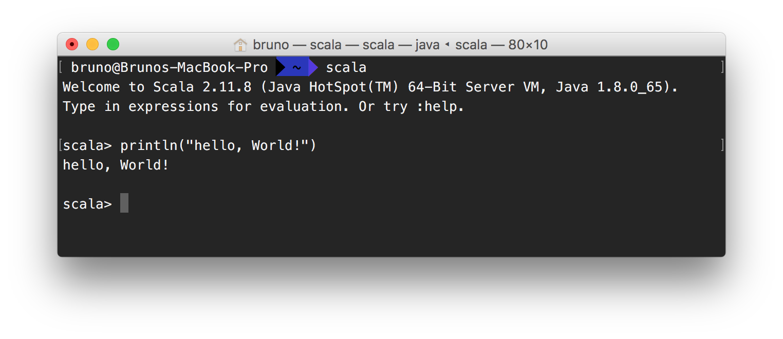 Scala REPL